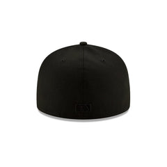 San Diego Padres Basic Black On Black 59FIFTY Fitted Hat