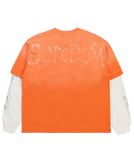 Boredom Kills Purpose Double Tee Orange
