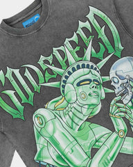 Godspeed Freedom Protocol NG L/S Tee Grey