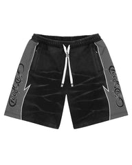 Godspeed Halftime Shorts V2 Black Acid Wash