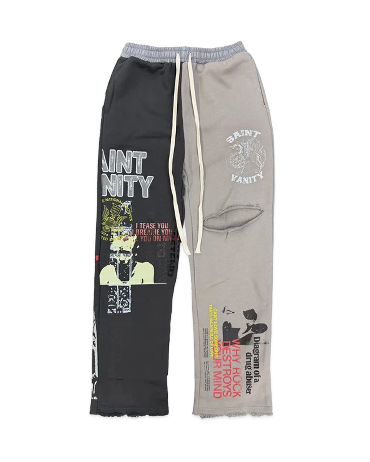 Saint Vanity What The Saint Sweatpants Black/Grey