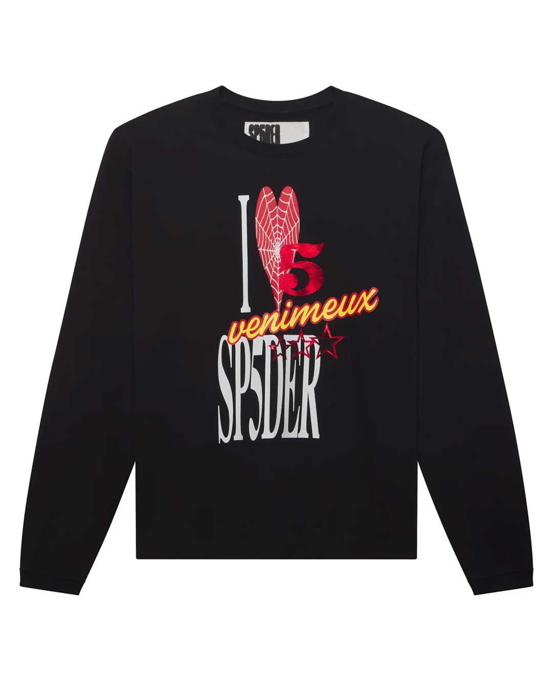 Sp5der Souvenir V2 L/S Tee Onyx