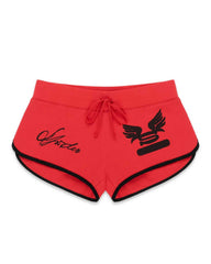 Sp5der Sp5wom Womens Track Short Red