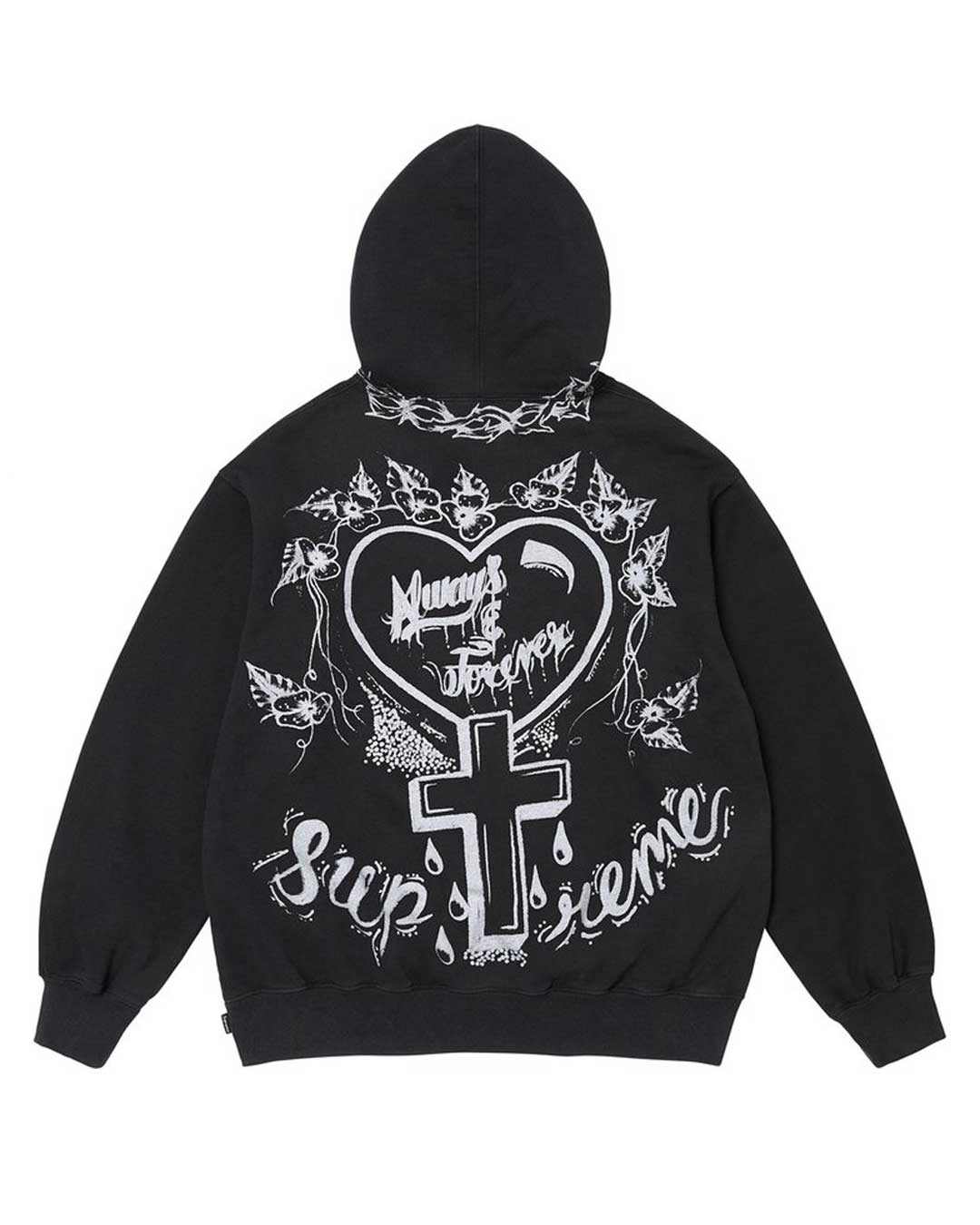 Supreme Forever Hooded Sweatshirt Black