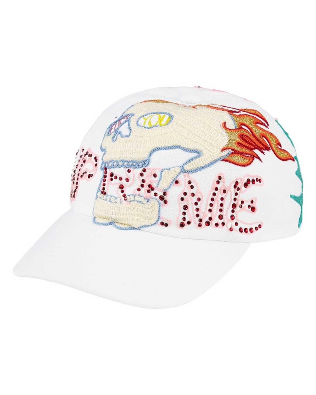 Supreme WFST 6 Panel Hat White