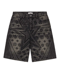 Vale Forever Spade Jorts Black